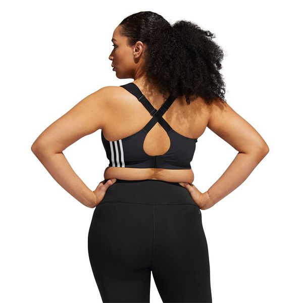 Black Women's Adidas HS PS Big Sports Bra | 4206597-GD