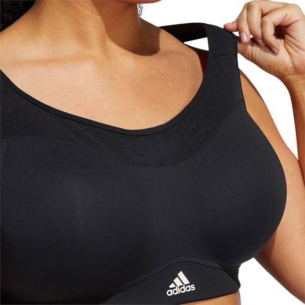 Black Women's Adidas HS PS Big Sports Bra | 4206597-GD