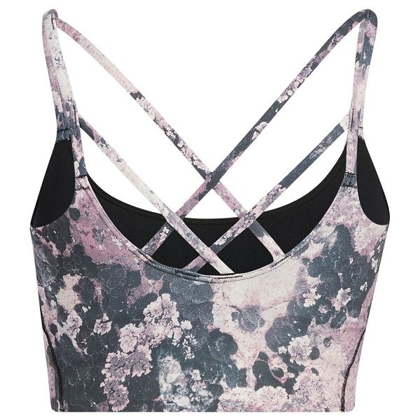 Black Women's Adidas LL Aop Sports Bra | 0289731-SJ