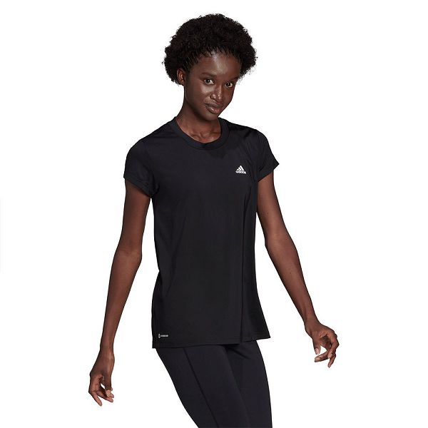 Black Women's Adidas Maternity Short Sleeve T Shirts | 1059746-TD