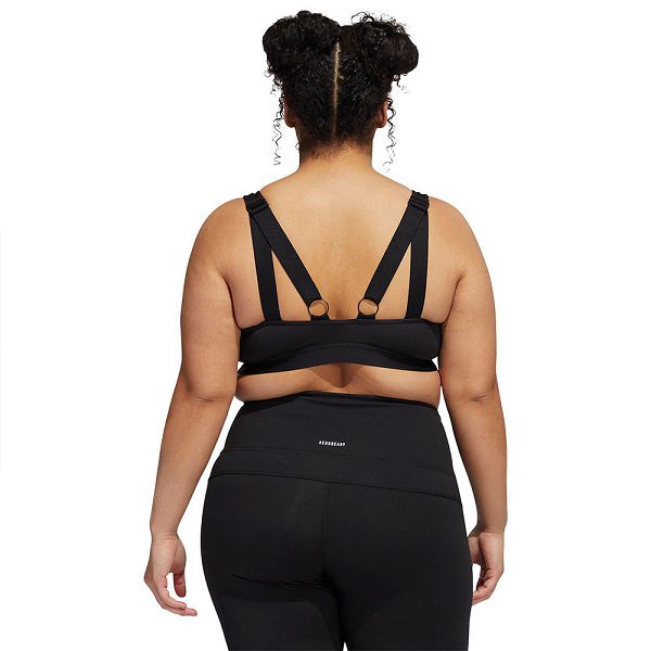 Black Women's Adidas Move HS PS Big Sports Bra | 6201958-CT