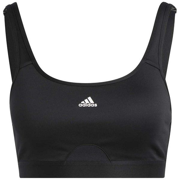 Black Women's Adidas Move HS Sports Bra | 4807936-XJ