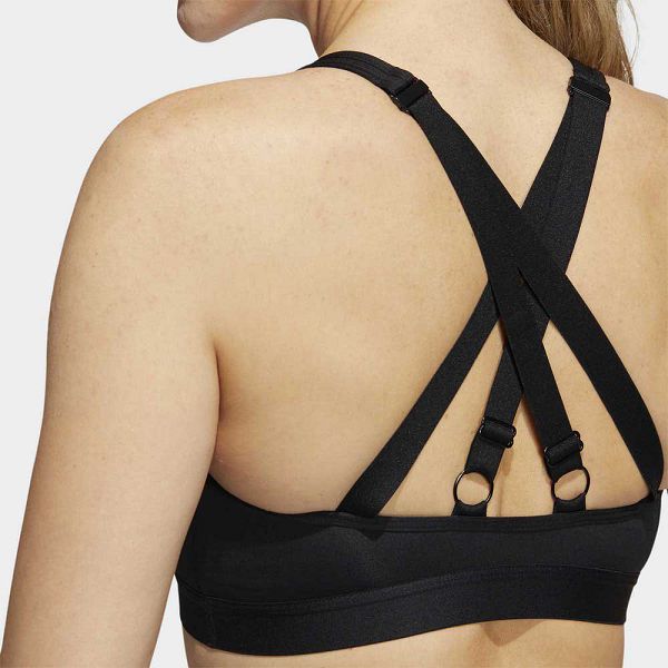 Black Women's Adidas Move HS Sports Bra | 4807936-XJ