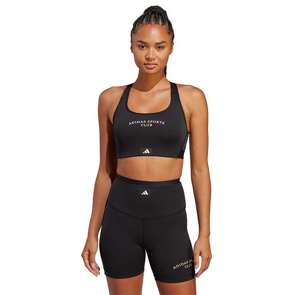 Black Women's Adidas Ms Sports Bra | 4250173-LV