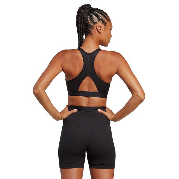 Black Women's Adidas Ms Sports Bra | 4250173-LV