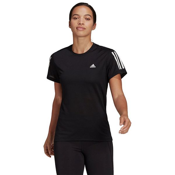 Black Women\'s Adidas OTR Cooler Short Sleeve T Shirts | 7351640-GT