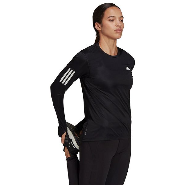 Black Women's Adidas OTR Long Sleeve T Shirts | 1234095-TB