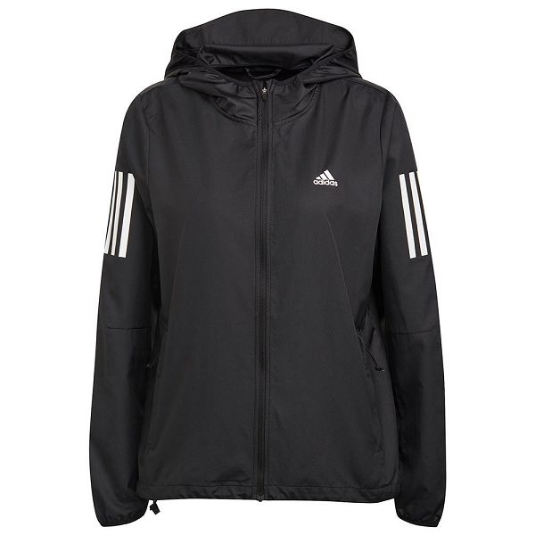 Black Women's Adidas OTR Windbreaker Jackets | 7056893-OW