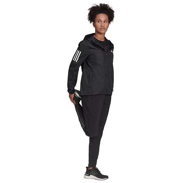 Black Women's Adidas OTR Windbreaker Jackets | 7056893-OW