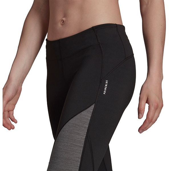 Black Women's Adidas P.Blue Fast Leggings | 3428570-OX