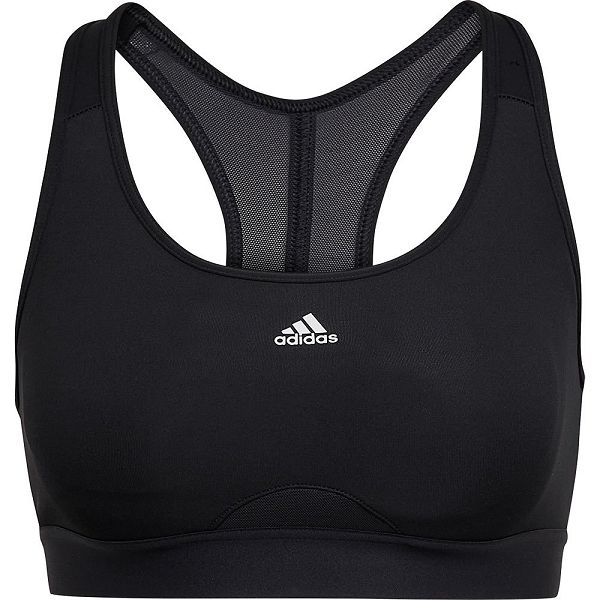 Black Women's Adidas Power MS PD Sports Bra | 7315829-AW