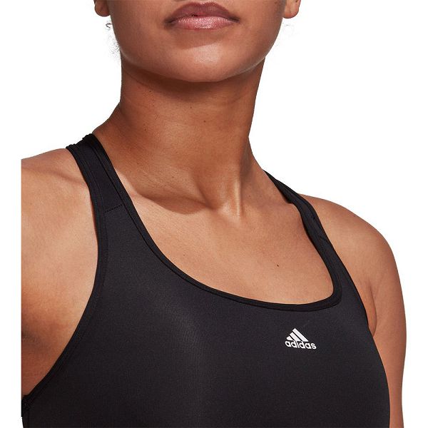 Black Women's Adidas Power MS PD Sports Bra | 7315829-AW