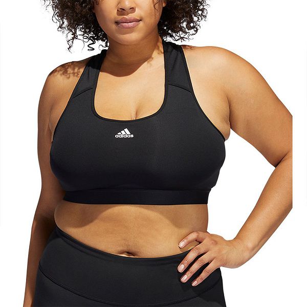 Black Women\'s Adidas Power MS PS Big Sports Bra | 8036519-XZ