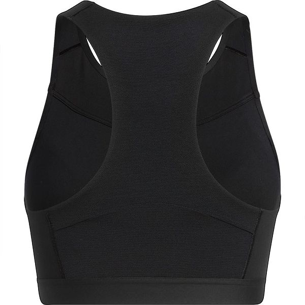 Black Women's Adidas Powerimpact Luxe Medium-Support Sports Bra | 8603719-LZ