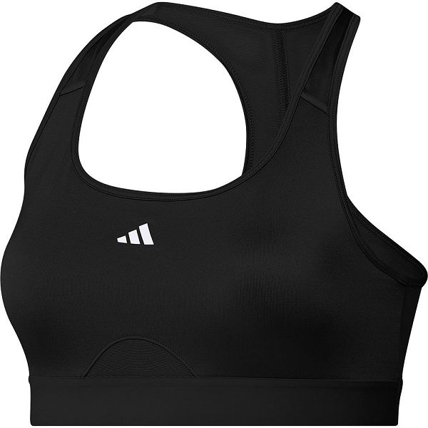 Black Women\'s Adidas Powerreact Ms Hiit Sports Bra | 7450162-TB