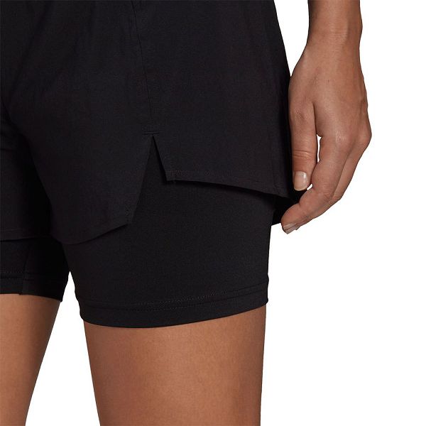 Black Women's Adidas Primeblue Designed To Move 2 In 1 Short Pants | 6459231-ZO