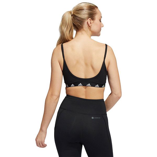 Black Women's Adidas Pureb Sports Bra | 0356482-CK