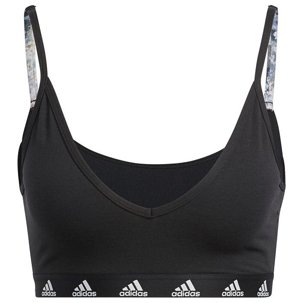 Black Women\'s Adidas Pureb Sports Bra | 0356482-CK