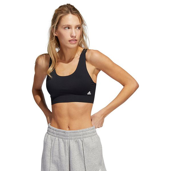 Black Women\'s Adidas Purel Sports Bra | 3718905-JW