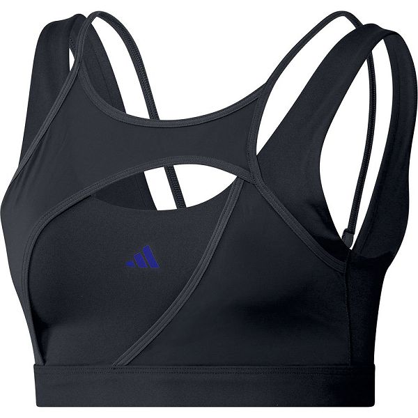 Black Women\'s Adidas Pwi L Ms Hiit Sports Bra | 2768951-SU