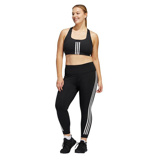 Black Women's Adidas Pwi MS PS Big Sports Bra | 4139278-HU