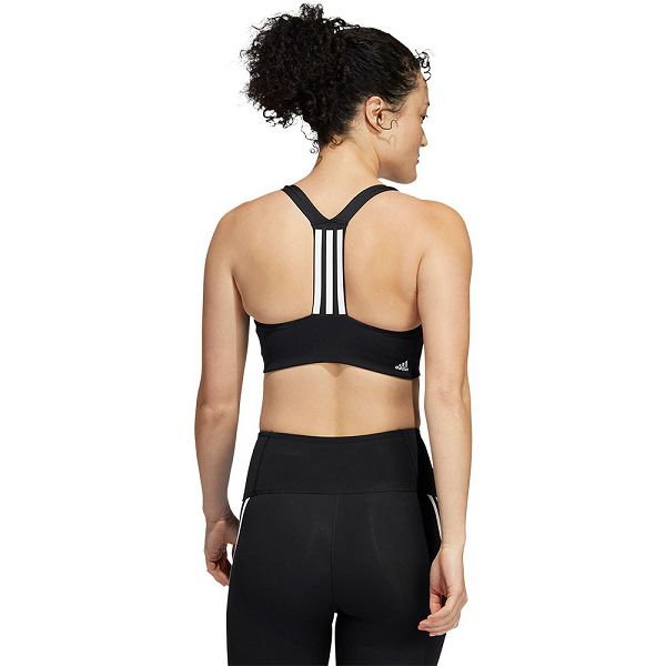 Black Women's Adidas Pwi MS Sports Bra | 1497253-WY