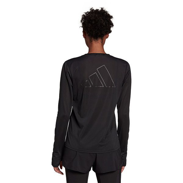 Black Women's Adidas RI 3B Long Sleeve T Shirts | 6032719-QE