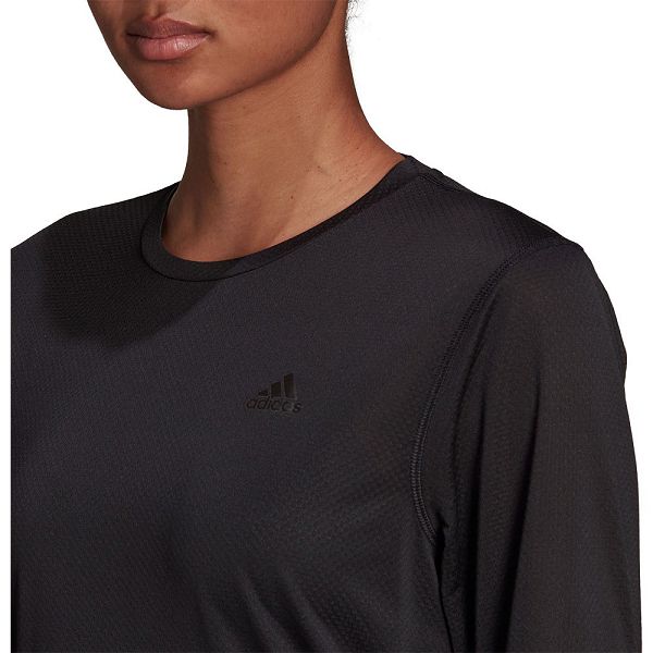 Black Women's Adidas RI 3B Long Sleeve T Shirts | 6032719-QE