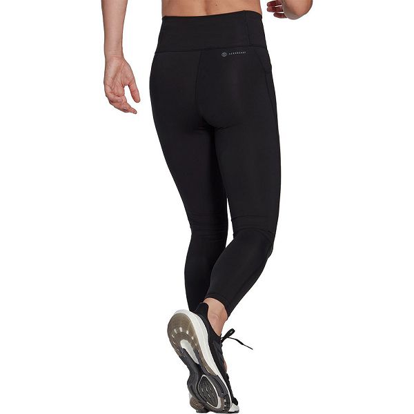 Black Women's Adidas Run Ess Leggings | 7293841-RW