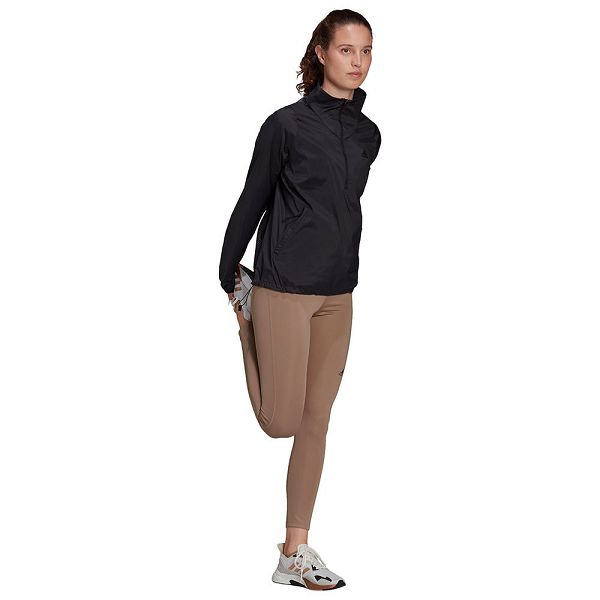 Black Women's Adidas Run Fast Jackets | 8634251-ZF