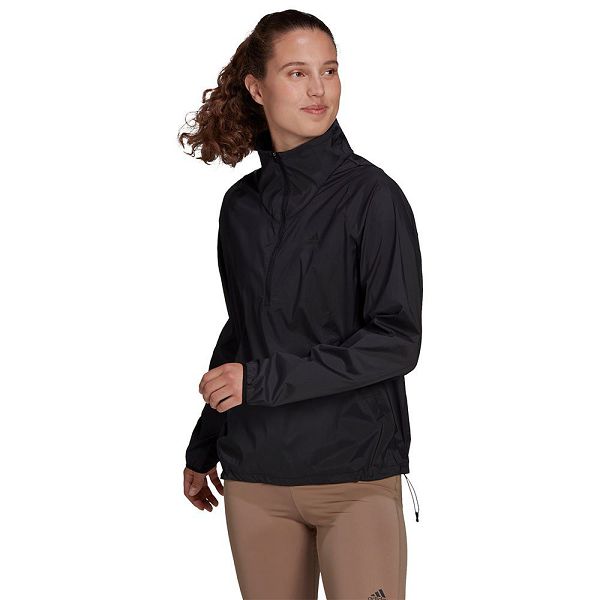 Black Women\'s Adidas Run Fast Jackets | 8634251-ZF