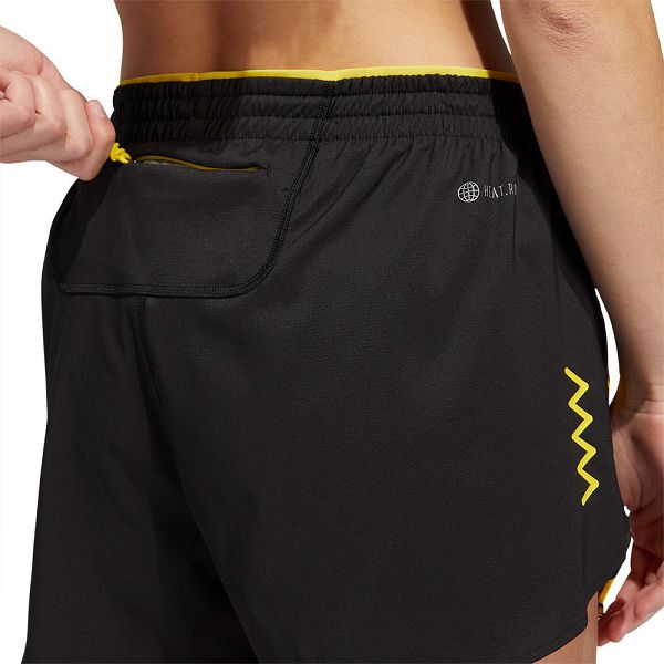 Black Women's Adidas Run Fastith Inner Shorts Pants | 7964082-ZR