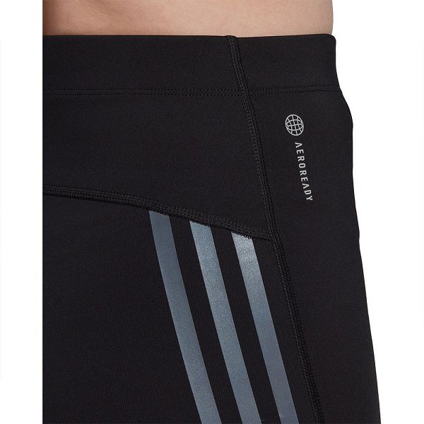 Black Women's Adidas Run Icons Short Leggings | 8654279-VL