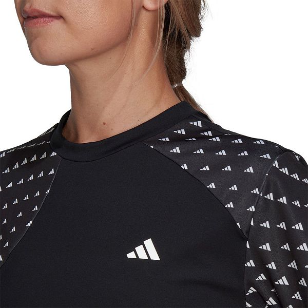 Black Women's Adidas Run It Bl Short Sleeve T Shirts | 9708513-KH