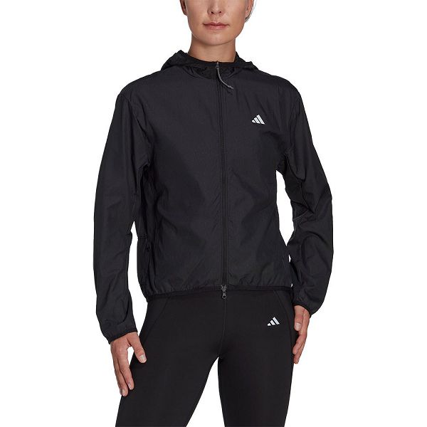 Black Women\'s Adidas Run It Jackets | 6147892-IR