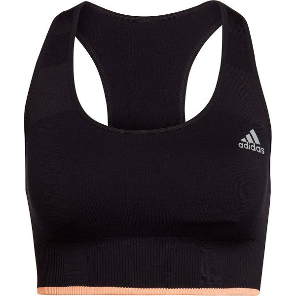 Black Women's Adidas Run Ms Merino Sports Bra | 6384127-EO