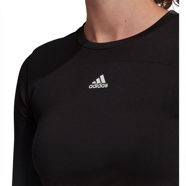 Black Women's Adidas SML Fit Long Sleeve T Shirts | 8715409-TD