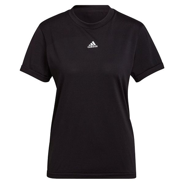 Black Women's Adidas SML Short Sleeve T Shirts | 0194823-JP