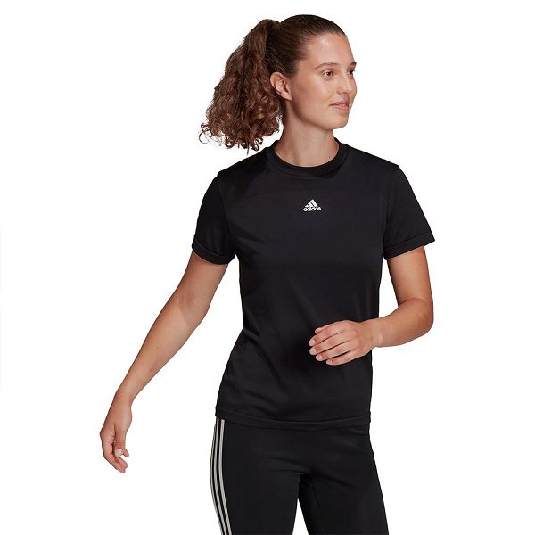 Black Women's Adidas SML Short Sleeve T Shirts | 0194823-JP