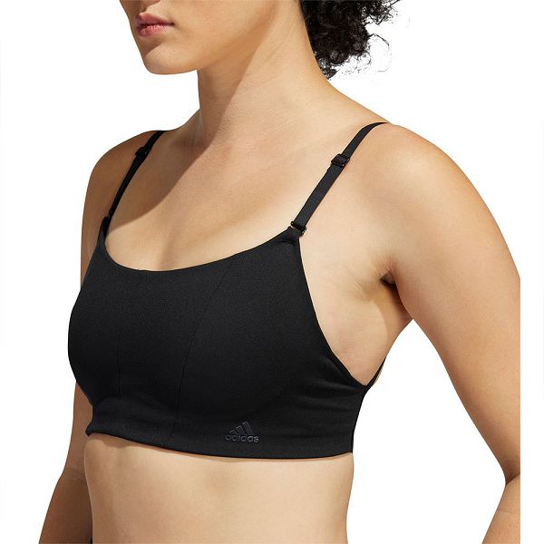 Black Women's Adidas Sto Sports Bra | 6974205-SB