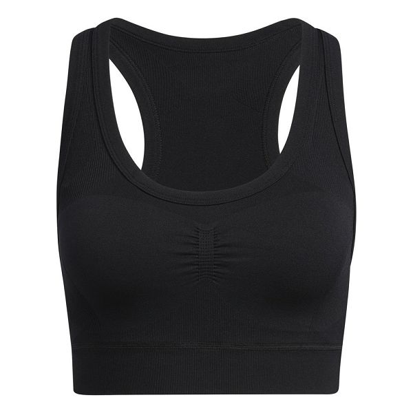 Black Women's Adidas Studio Sports Bra | 0752398-OL