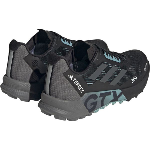 Black Women's Adidas Terrex Agravic Flow 2 Goretex Trail Running Shoes | 0961527-MT