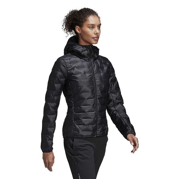 Black Women's Adidas Terrex Lite Down Jackets | 8093764-IP