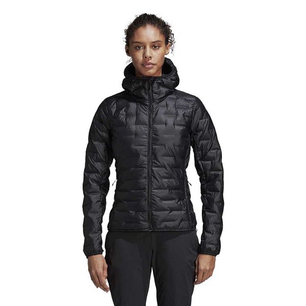 Black Women\'s Adidas Terrex Lite Down Jackets | 8093764-IP