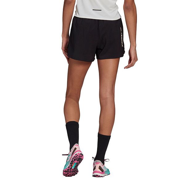 Black Women's Adidas Terrex Parley Agravic All-Around Shorts Pants | 7143590-VM