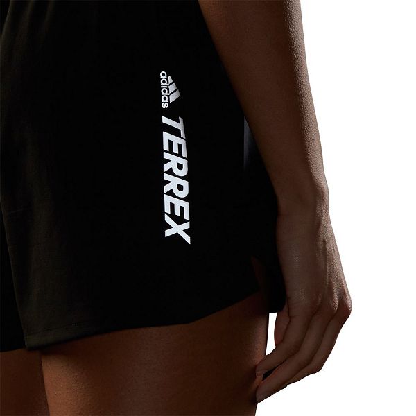 Black Women's Adidas Terrex Parley Agravic All-Around Shorts Pants | 7143590-VM