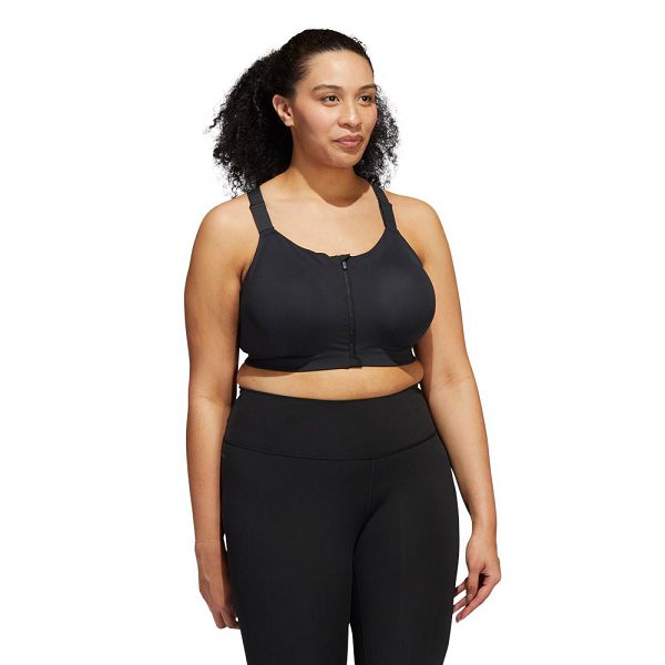 Black Women's Adidas Tlrd Impact Luxe High-Support Big Top Sports Bra | 4367590-RE