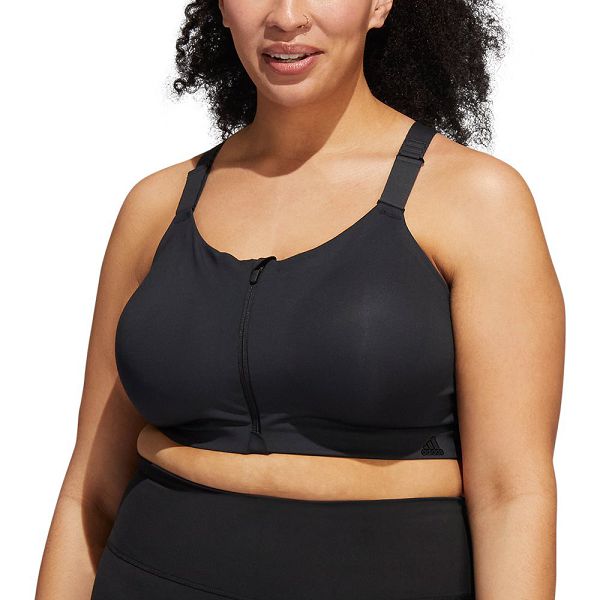 Black Women's Adidas Tlrd Impact Luxe High-Support Big Top Sports Bra | 4367590-RE