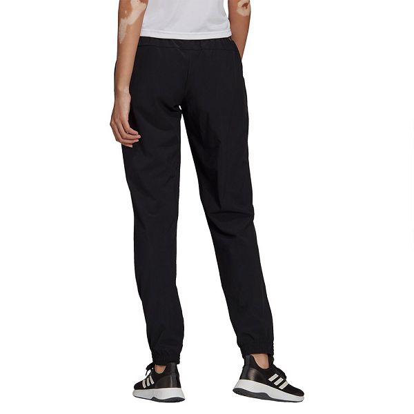 Black Women's Adidas Woven Pants | 1490527-TX