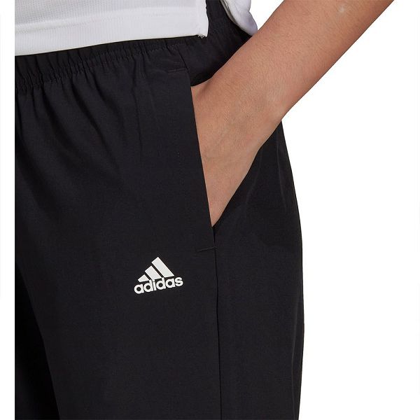 Black Women's Adidas Woven Pants | 1490527-TX